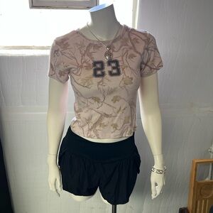 Ododos Butterfly Athletic Shorts – Size M